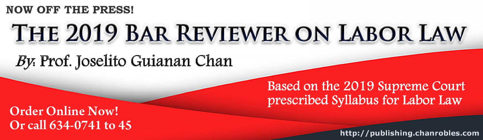 BAR REVIEWER ON LABOR LAW 2014 (2nd) Edition - By Prof. Joselito Guianan Chan